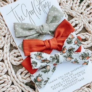 Vintage Style Baby Bows